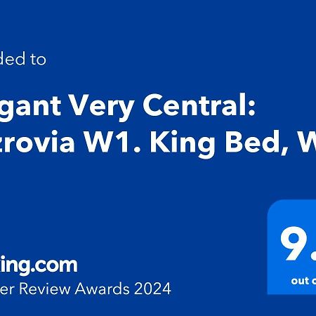 Elegant Very Central: Fitzrovia W1. King Bed, Wifi Londyn Zewnętrze zdjęcie