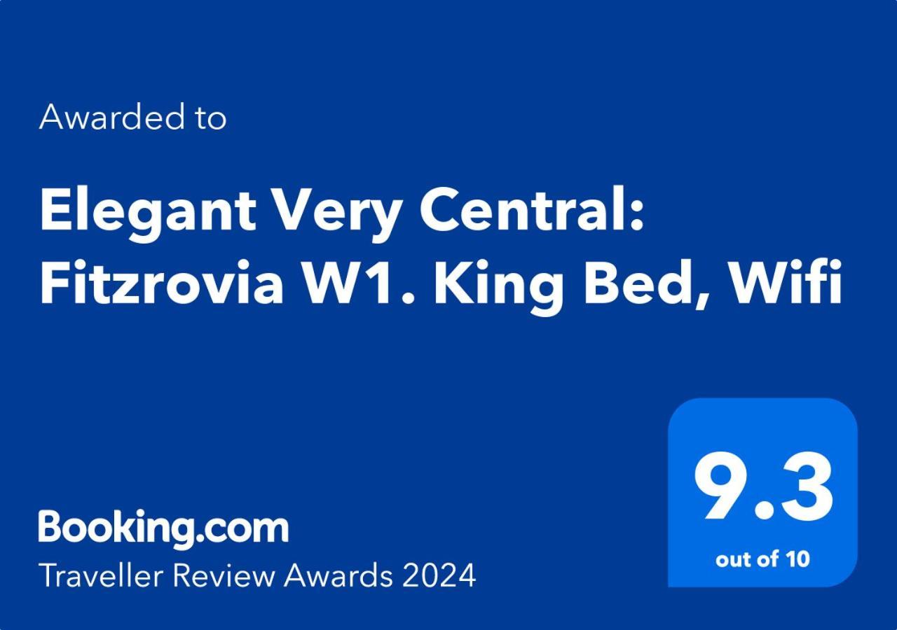 Elegant Very Central: Fitzrovia W1. King Bed, Wifi Londyn Zewnętrze zdjęcie